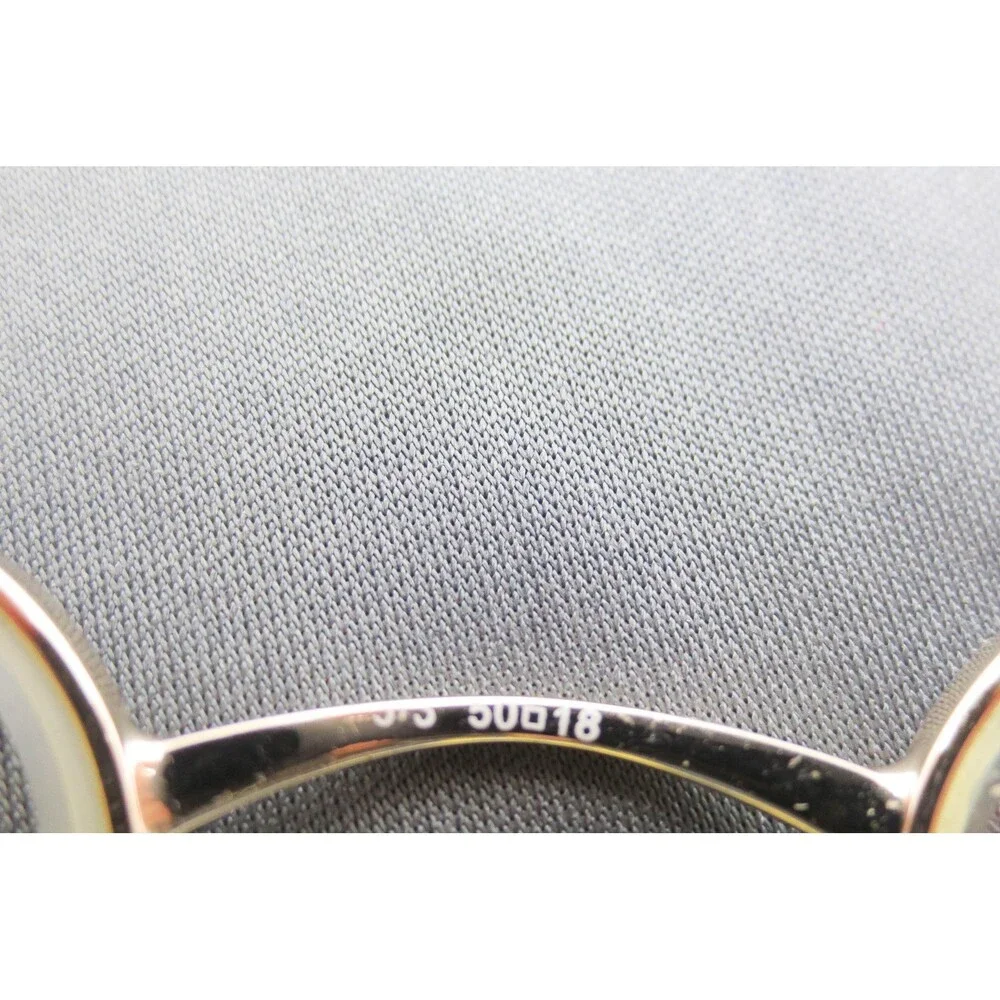 Liz Claiborne Gold Oval Eyeglasses Frames Italy 50-18-140 38160